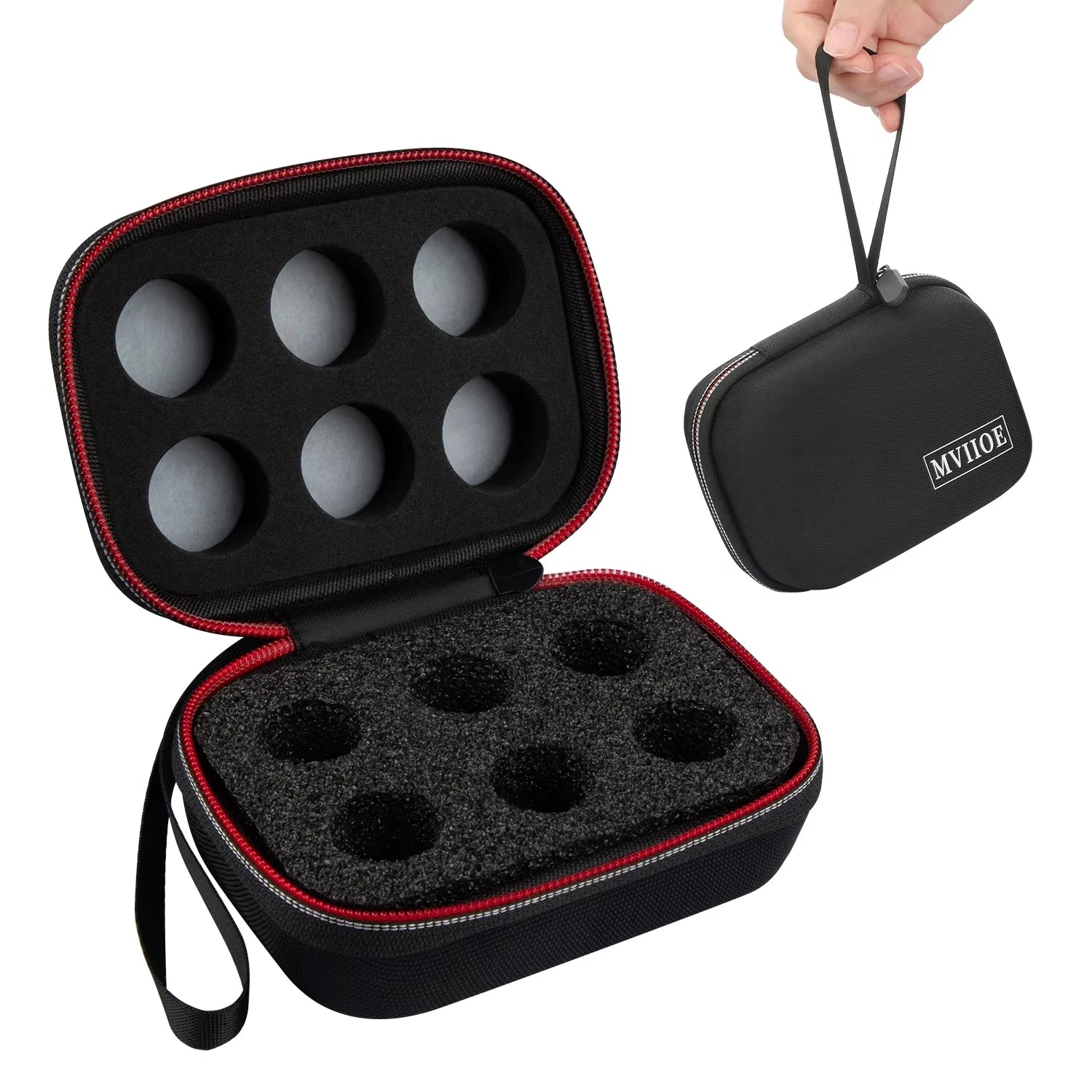 Insulin Holder Fridge Storage Carrying Case Organizer Bag, Fitting 10ml Vial Short Size, Removable Design 2 Sizes Slot Foam