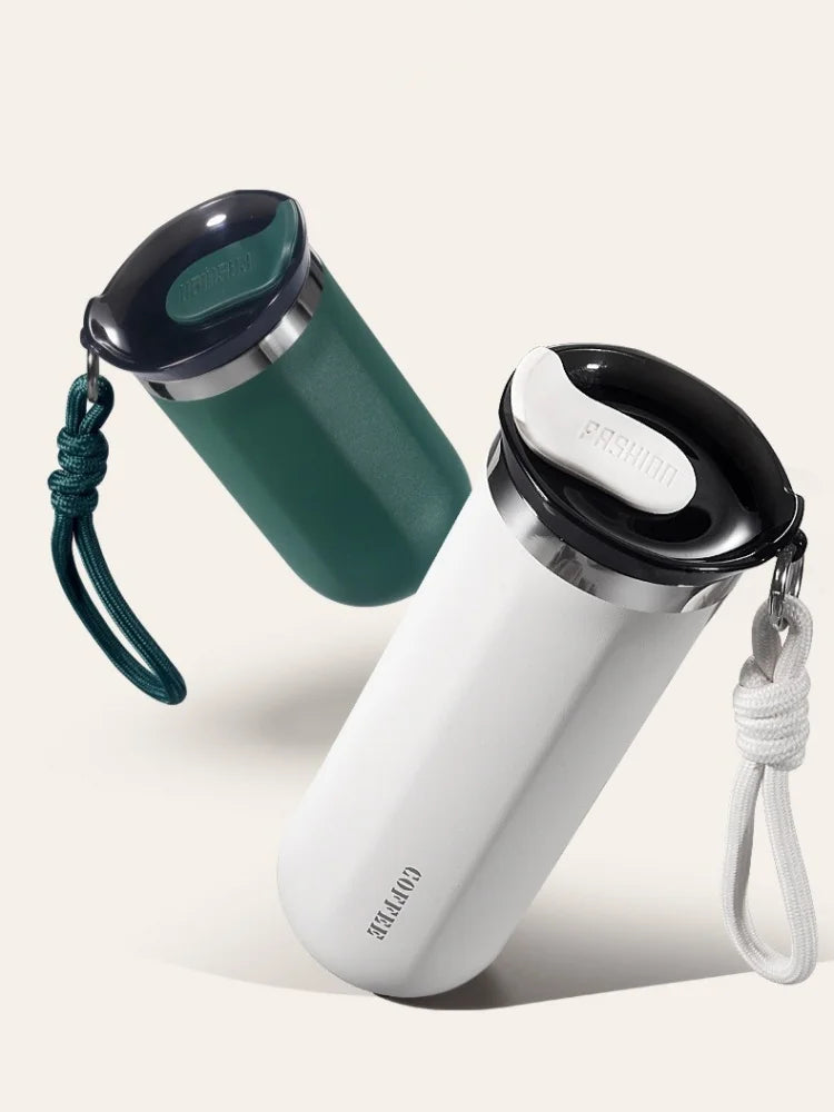 Thermal Mug 304 Stainless Steel Insulated Water Cup Business Office Portable Cold Coffee Cup Gift Cup Leakproof Travle Drinkware