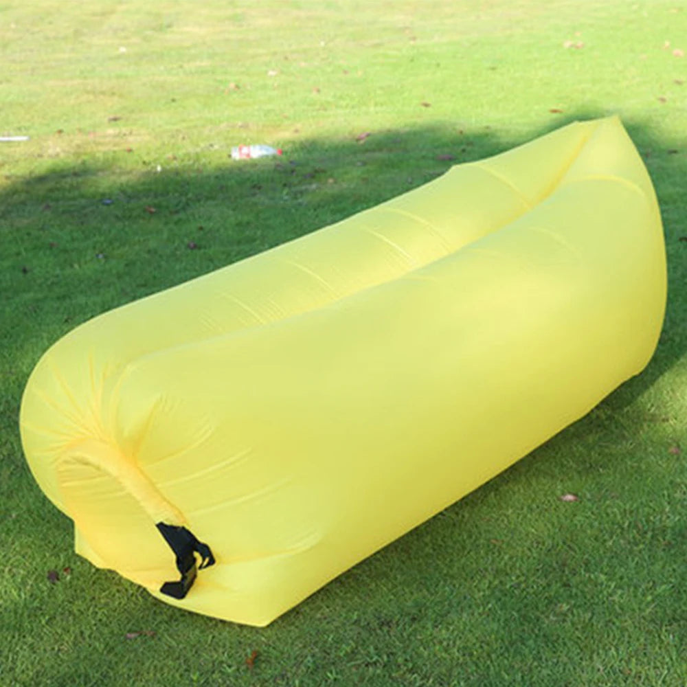 Inflatable Lounger Air Sofa Hammock, Inflatable Couch for Camping, Air Chair for Outdoor, Beach, Hiking, Picnics, Music Festival