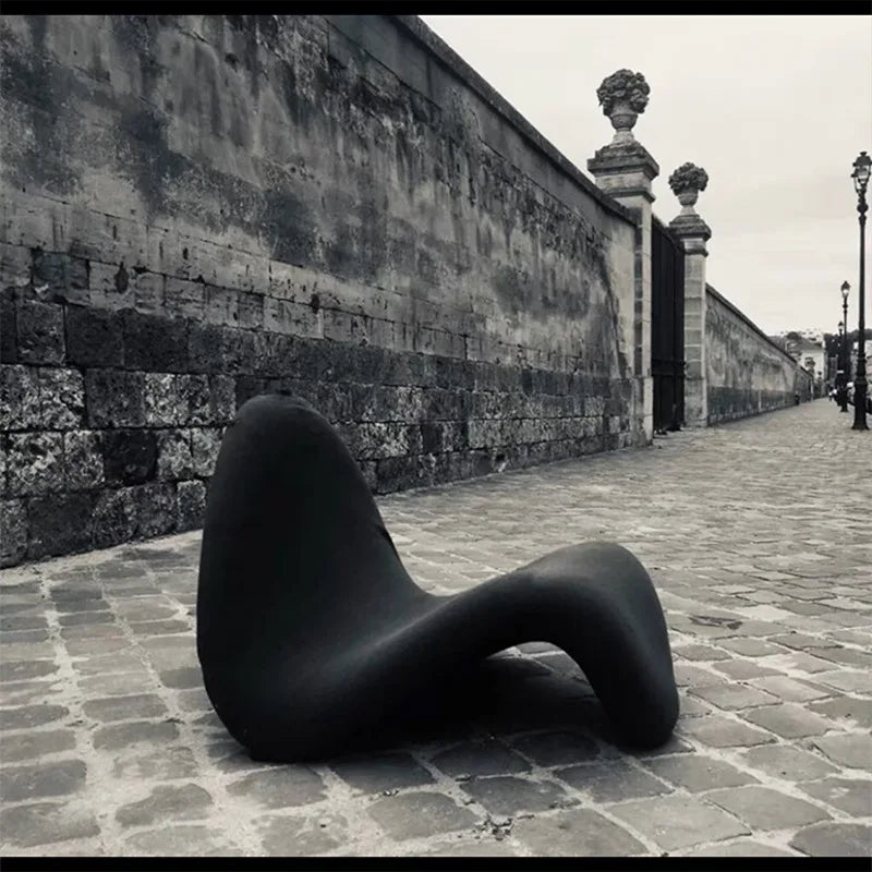 Lazy Sofa Bedroom Balcony Lying Small Single Creative Special-shaped Tongue Chair Dropshipping MOOJOU