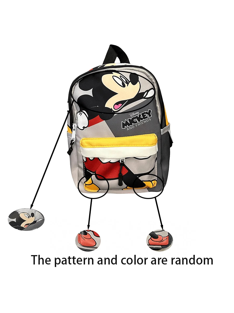Disney Cartoon Mickey New Children's Fashion Backpack Girls School Bag Casual Cartoon Men and Women Cute Fashion Backpack
