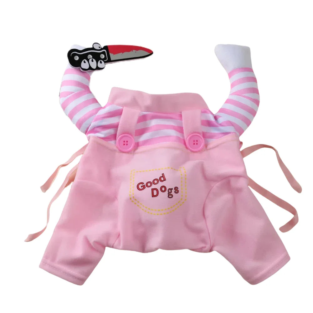 Funny Cosplay Dog Costume Halloween Party Pet Clothes For Small Medium Dogs Cat Cute Puppy Apparel Yorkshire Chihuahua Jumpsuits