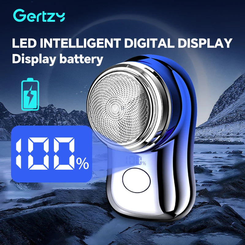 Rechargeable Mini Electric Shaver - Portable, One Button, Easy to Carry Shaver