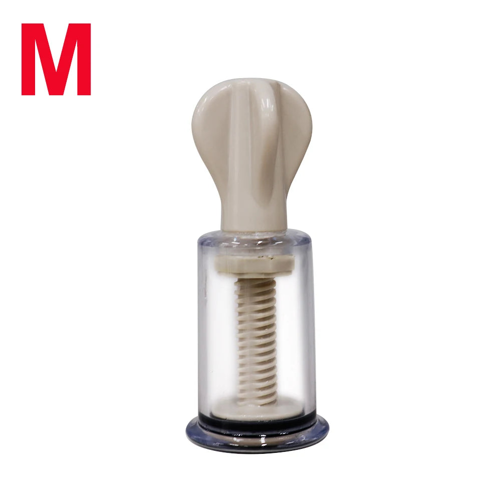 4 Sizes Cupping Therapy Set Body Massage Vacuum Rotating Handle Portable Twist Pump Suction Vacuum Nipple Suckers Cupping Cups