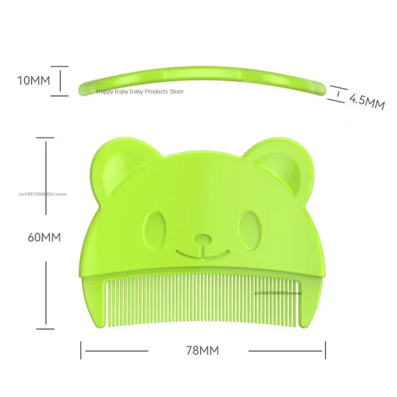 New Baby Care Accessories Fetal Head Fat Comb Infant Bathing Soft Comb Newborn Hair Cleaning Supplies Infant Comb Head Massager