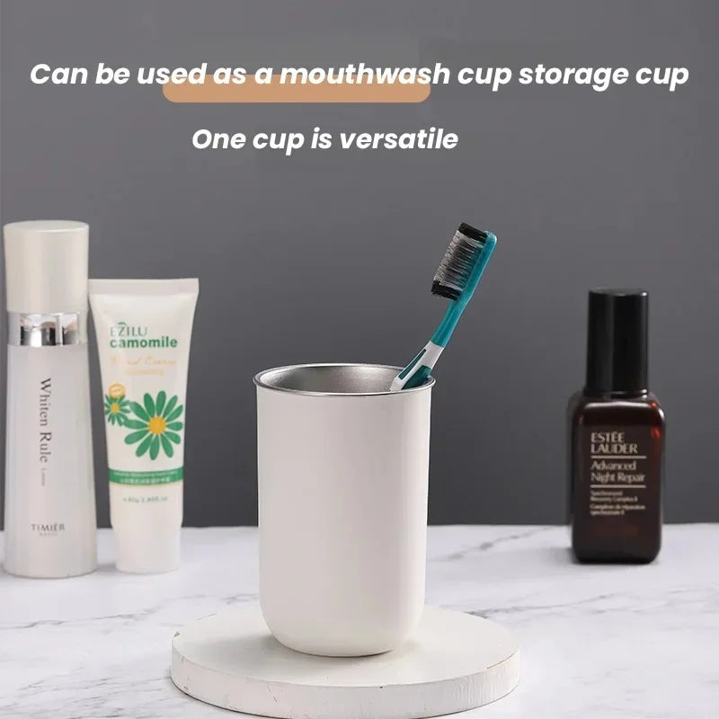 300ml Stainless Steel Coffee Mug Cup with Lid Simple Insulated Coffee Mug Non-slip Leak-proof Multipurpose Handy Cup Drinkware