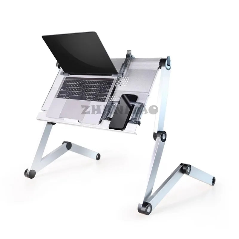 Lying Flat on The Bed, Laptop Desk, Foldable Tablet Stand, Adjustable and Movable, Writing Desk for Lying Down Desk Table