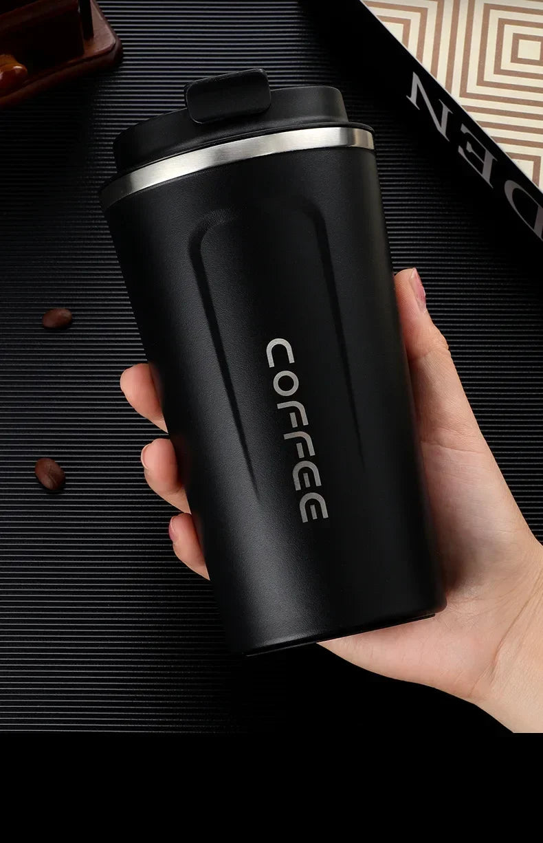 380/510ML Stainless Steel Thermal Mug Thermo for Coffee Water Bottle Leakproof Travel Drinkware Travel Thermal Mug