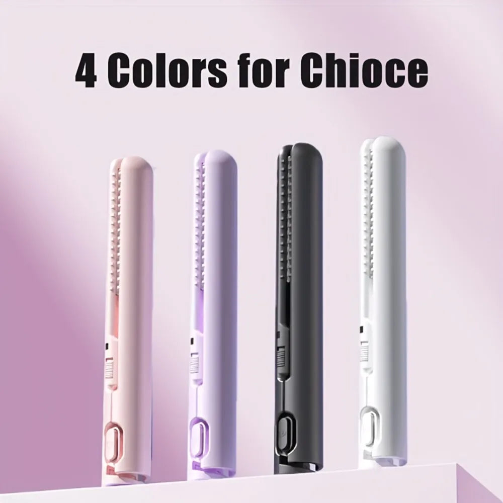 Portable Mini Hair Straightener Lightweight 180 Degrees Celsius Constant Temperature Control, Suitable for Bangs and Short Hair