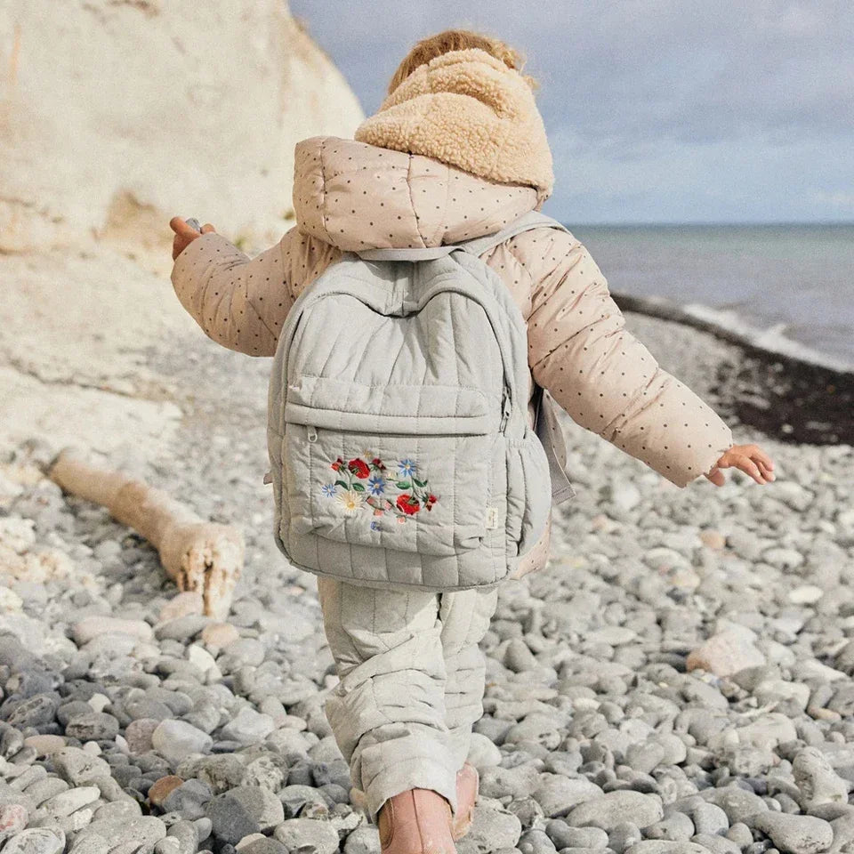 KS Brand Mommy Bag Travel Children Kid Cherry Backpack Primary Schoolbag Baby Waterproof Print Kindergarten Bags Boys Girls Gift