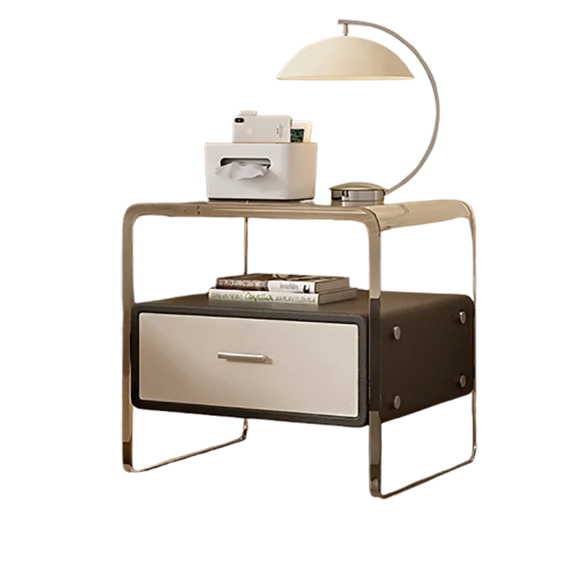 Acrylic Minimalist Nightstand Storage Trendy Drawer Simple Bedside Table Modern Simple Mesitaa De Noche Bedroom Furniture
