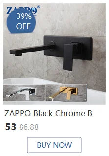 ZAPPO Rainfall Waterfall Massage System with Body Jets Bathroom Shower Panel Temperature Digital Display Shower Panel Shower Set