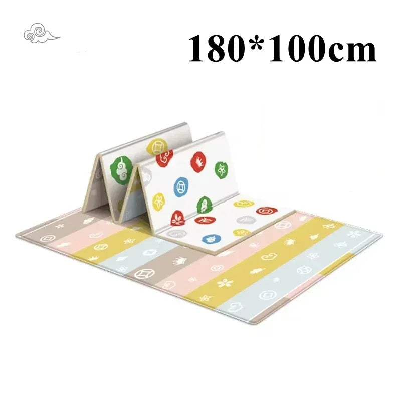 Foldable Baby Foam Play Mats 180cm X100cm Playmat Floor Mats Carpet XPE Mats Floor Crawling Rugs Mat Baby Mat Gift for Kids