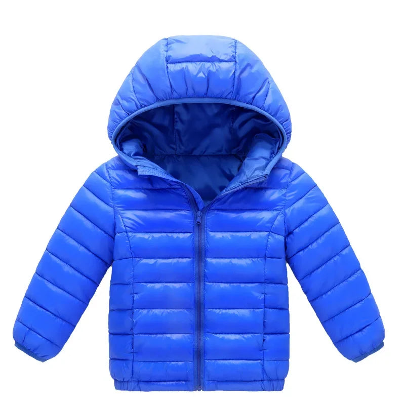 New Fashion Children Jacket Outerwear Boys and Girl Autumn Clothes Warm Down Hooded Coat Teenage Parka Kids Winter Clothing