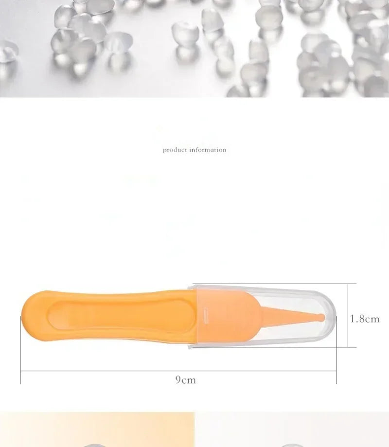 Tweezers Cleaning Forceps Baby Plastic Tweezers Nose Cleaner Tool Toddler Nasal Cavity Care Supplies Baby Essentials Kids Safety