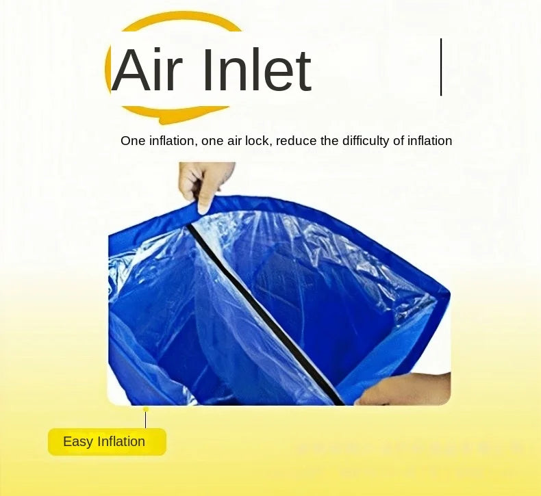 New Inflatable Lounge Chair, Outdoor Inflatable Sofa, Inflatable Hammock, Suitable for Camping, Beach, Tanning, Etc