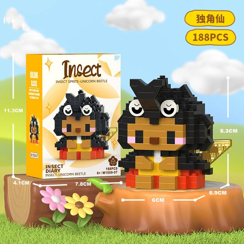Animals Bricks Construction Set Micro Building Blocks Children Toy Adult Particle Building Block Mini Toys Decoration Home Gifts
