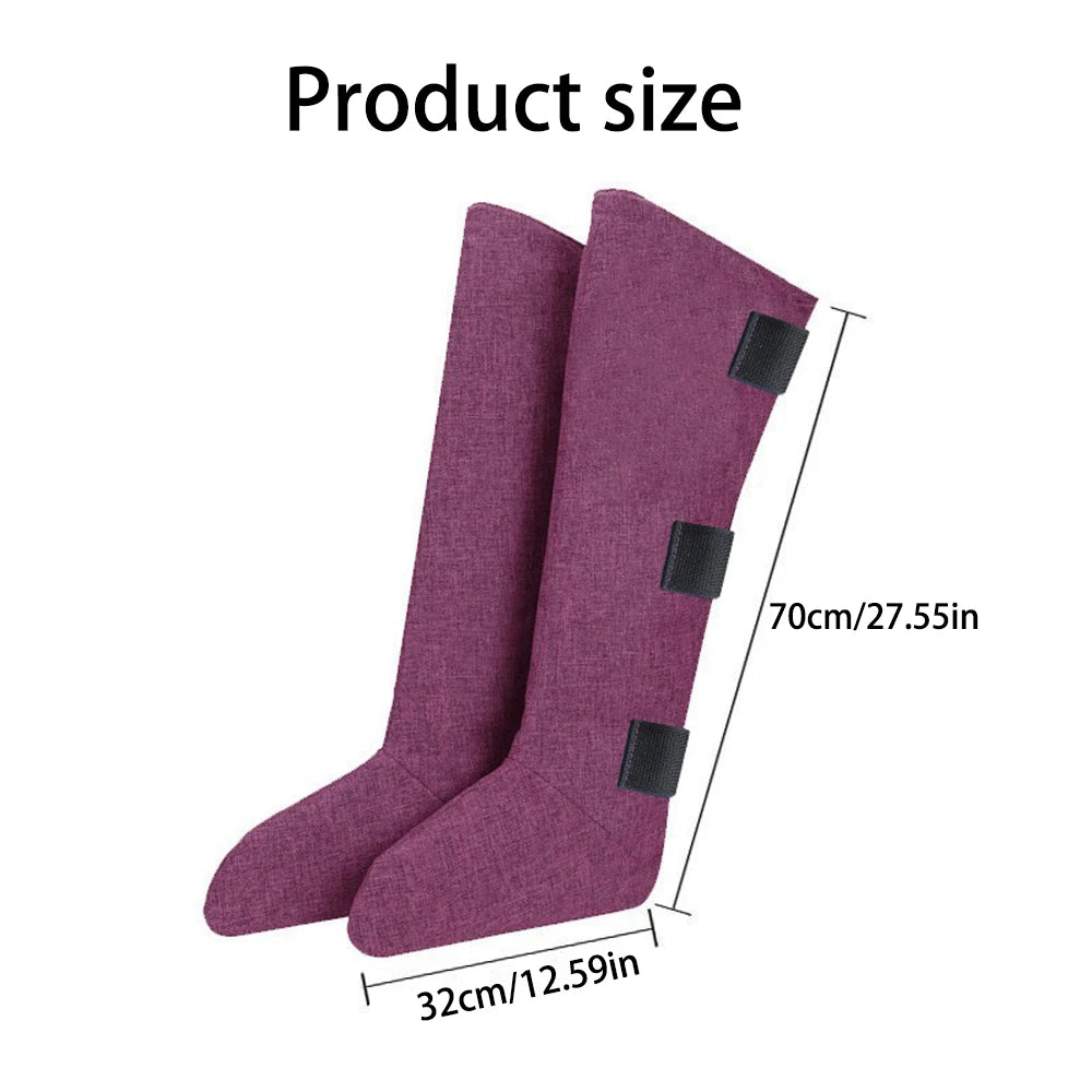 Super Big Moxibustion Leg Massager Electric Moxa Mugwort Foot Boots Timing Heating All wrapped with Remote Control Hot Compress