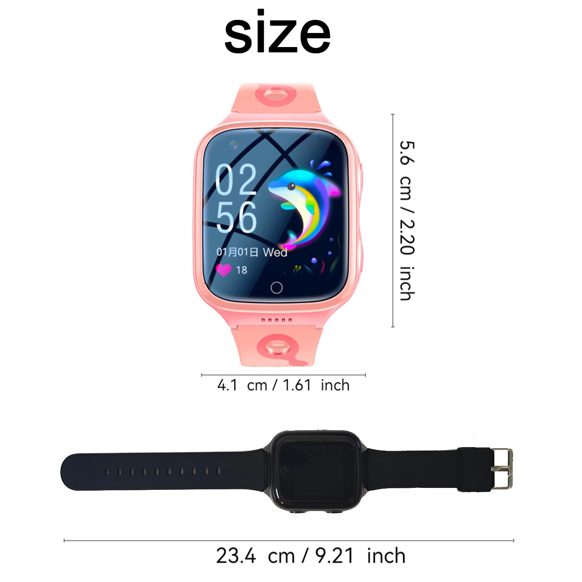 KGG 4G Smart Watch Kids GPS WiFi 1000mAh Video Call Tracker Location SOS Call Back Monitor Phone Watch Smartwatch Children Gifts