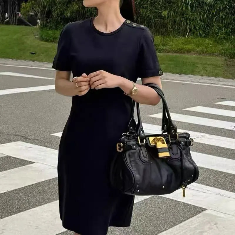 Vintage Lock Design Tote Bag Luxury Women's Handbag Underarm Bag Women's Large Boston Hobo Bag Fashion Texture Business Handbag