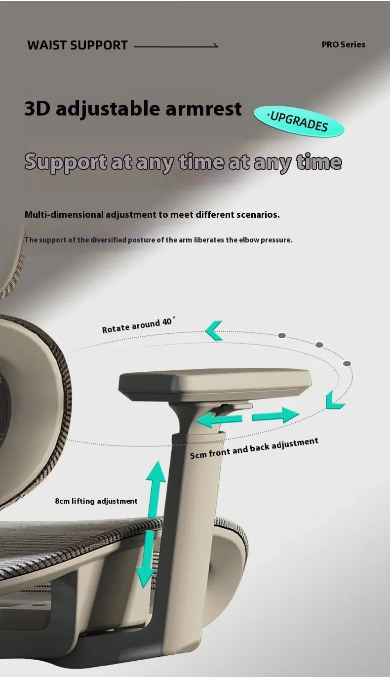 Ergonomic Chair 3D Headrest Armchair Gaming Chairs Computer Recliner Relaxing Massage Silla De Escritorio Office Furniture