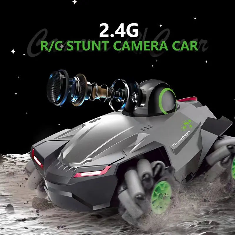 RC Car 1:20 With Video 2.4G WIFI FPV HD Camera Car 360° Rotation Stunt Camera Car Kids boy toys