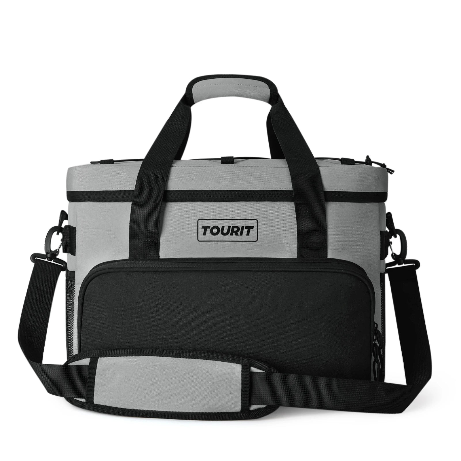 TOURIT Thermal Cooler for Drinks 14.6L 24L 32L Foldable Insulated Cooler Bag Leakproof Car Refrigerator Bag Food Delivery Bag