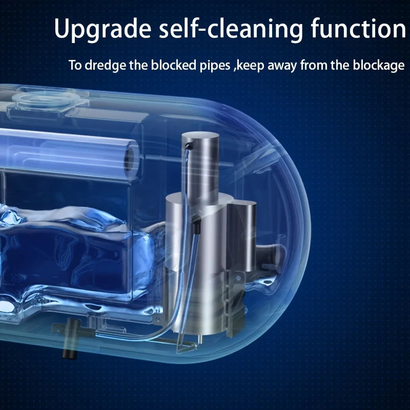 1pc Wall-mounted Automatic Soap Dispenser Large Capacity Touchless Rechargeable Sensor Soap Dispenser with LED Screen, Smart Ele