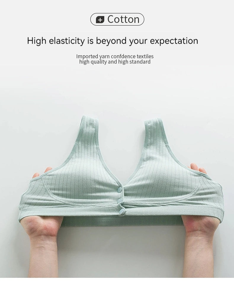 New Cotton Maternity Nursing Bras Pregnant Breastfeeding Pregnancy Women Underwear Breast Feeding Bra Soutien Gorge Allaitement