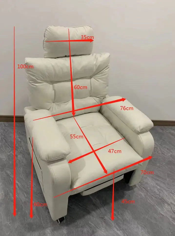 New Computer Chair Household Office Bedroom Sedentary Recliner Chair Single Sofa Ergonomics Comfortable lounge Chair Lazy Sofa