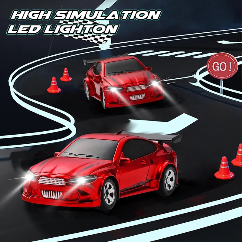 1/64 2.4G High speed Drift Rc Car 4WD Remote Control Car Four Wheel Drive Radio Controlled Mini RTR Racing Model Boy Toy Gift