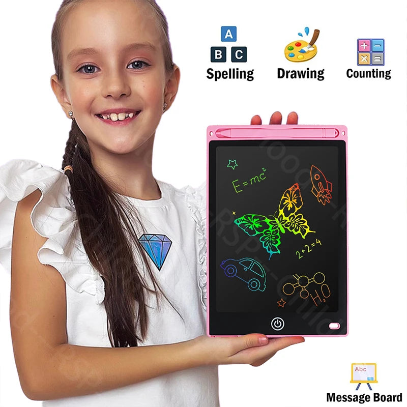 8.5"  Drawing Board LCD Writing Tablet For Kids Boy Girl Montessori Educational Toys Student Magic Blackboard Birthday Xmas Gift