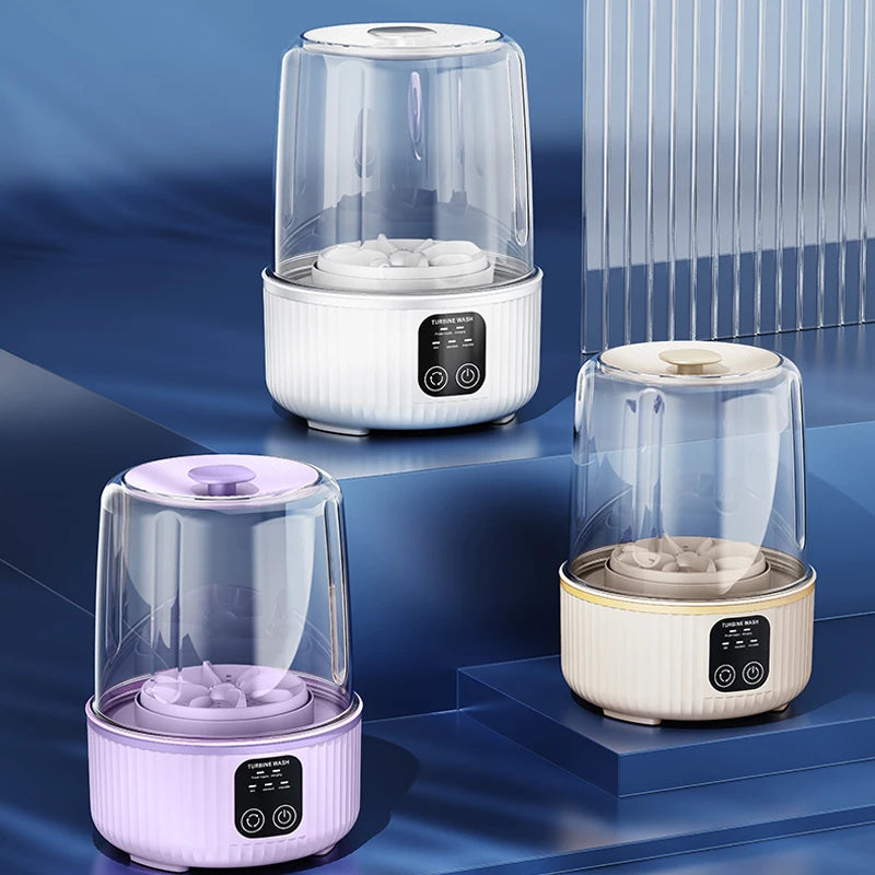 Mini Portable Wireless Washing Machine for Cup Underwear Socks Household Travel Underwear Special Charging Washing Machine