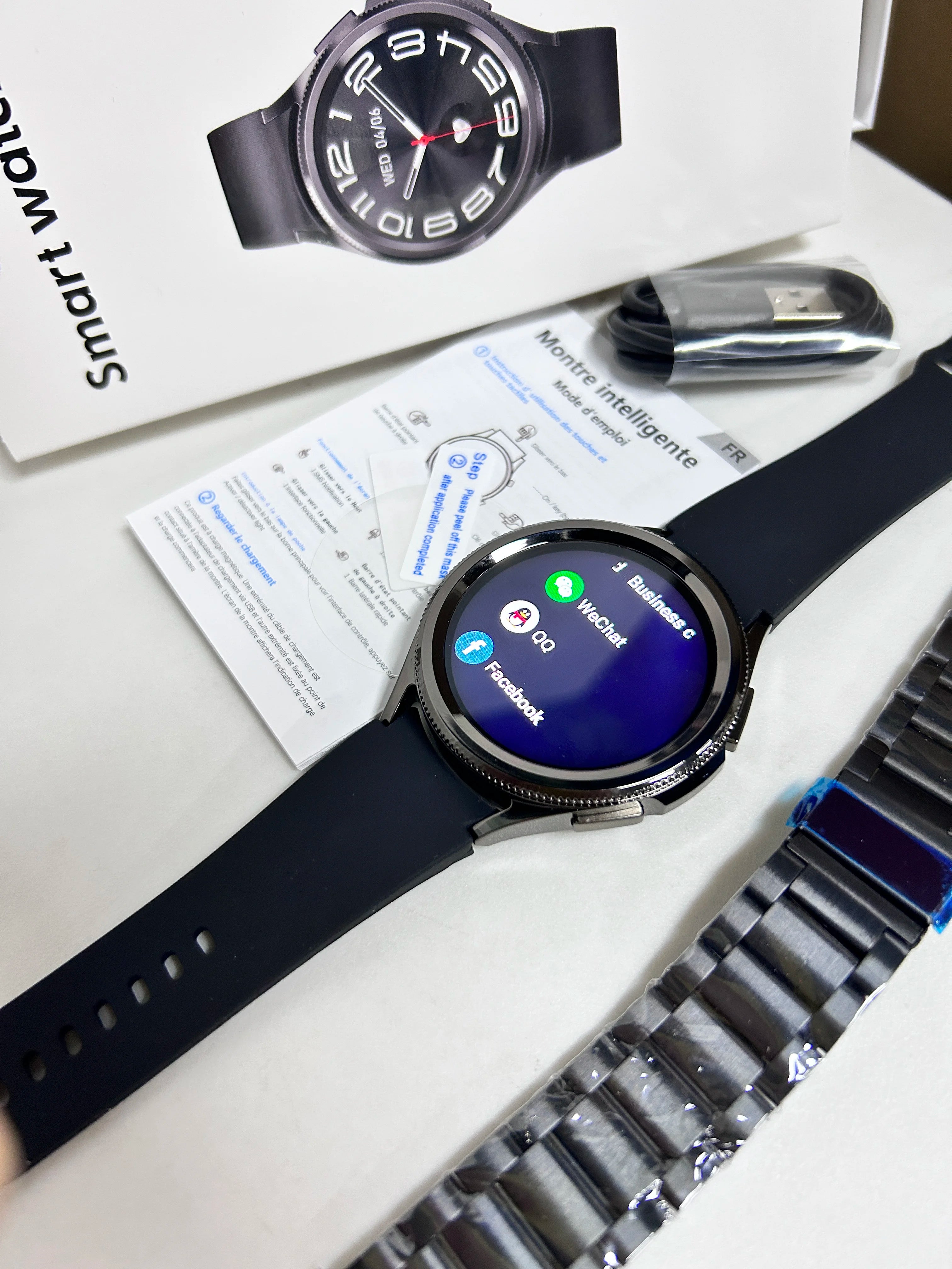 New Bluetooth Call Fashion Smart Watch 6 Classic Men's Outdoor Sports Fitness Full Screen Touch Health Monitoring Smartwatches