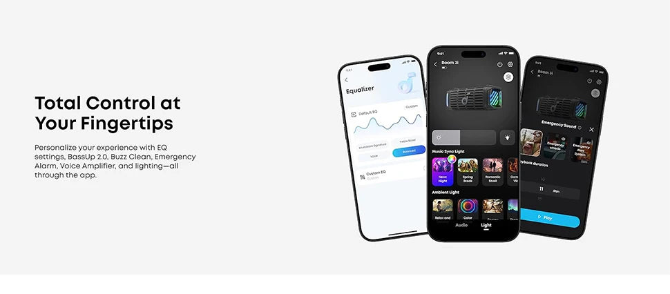 Soundcore Boom 3i by Anker Rugged Outdoor Speakers IP68 Waterproof Floating Playback Saltwater-Resistant BassUp 2.0 16H Playtime
