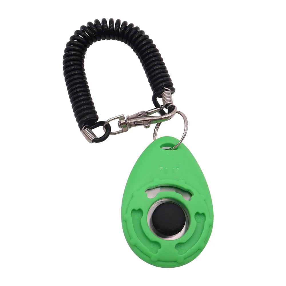 Dog Training Clicker Pet Cat Dog Click Trainer Various Style Aid Adjustable WristStrap Sound Key Chain Dog Repeller Pet Product