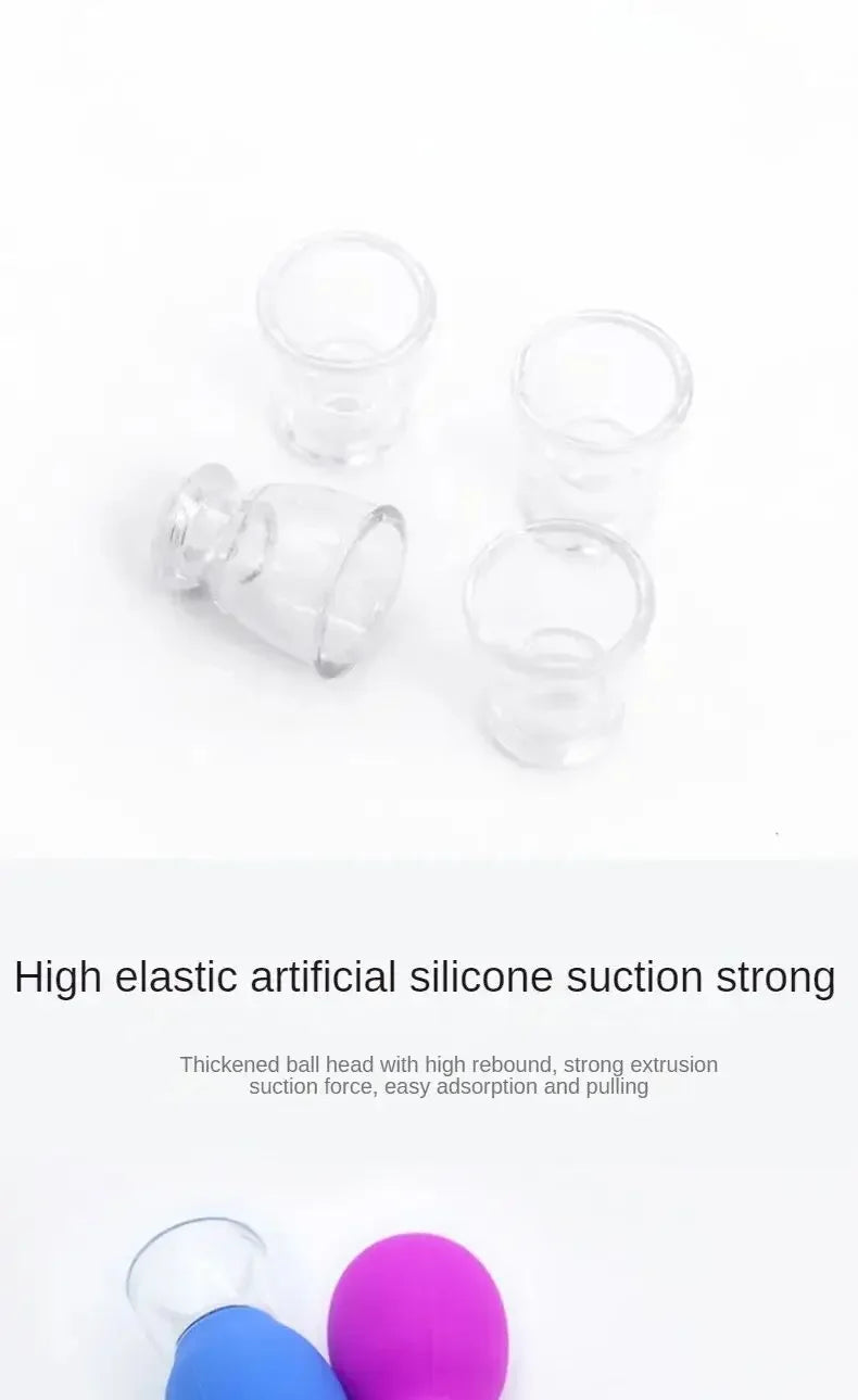 Silicone Cupping Massage Cup For Body Face Neck Eye Massager Vacuum Tank Body Facial Care, Anti-aging Beauty Tool