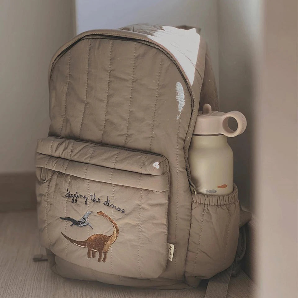 KS Brand Mommy Bag Travel Children Kid Cherry Backpack Primary Schoolbag Baby Waterproof Print Kindergarten Bags Boys Girls Gift