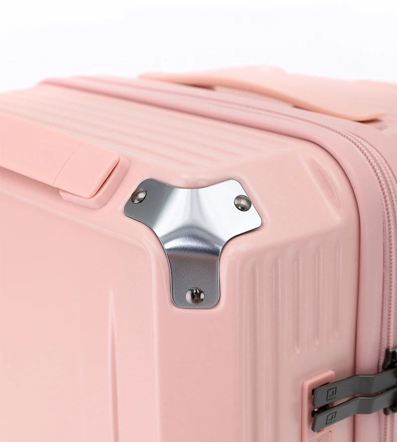 Japanese travel suitcase universal wheel password thickened trolley luggage 22/26/30 inch high value luggage for men and women