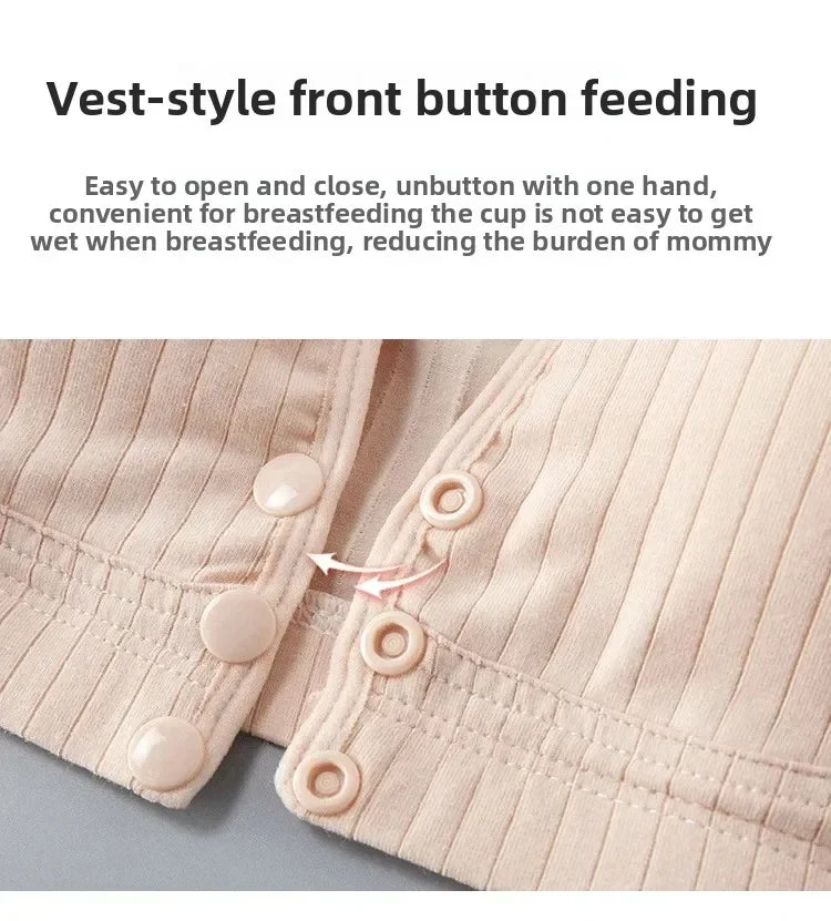 Cotton Maternity Nursing Bras Pregnant Breastfeeding Pregnancy Women Underwear Breast Feeding Bra Soutien Gorge Allaitement