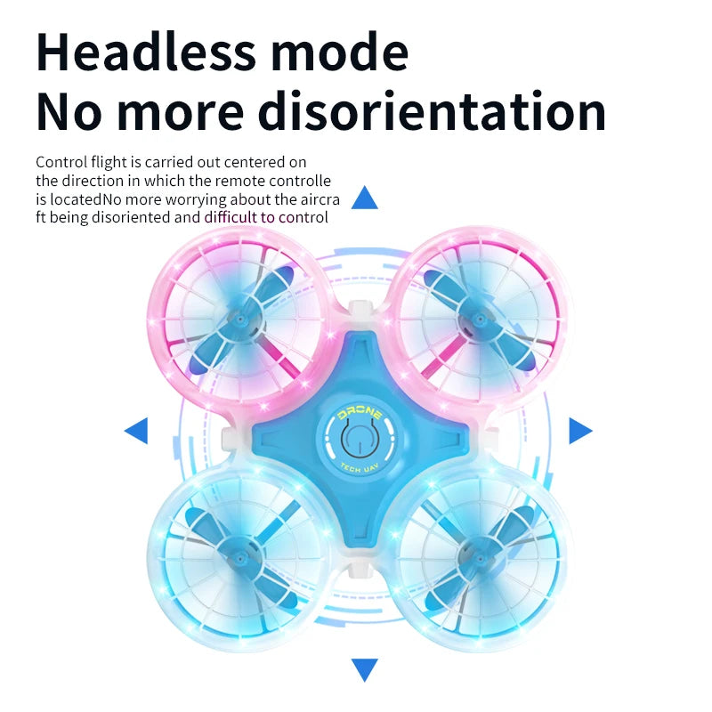 Mini Drone Flash 3D Flip 2.4G 4CH Remote Control Helicopter Altitude Hold Rc Quadcopter Aircraft Kid Toys For Children Christmas