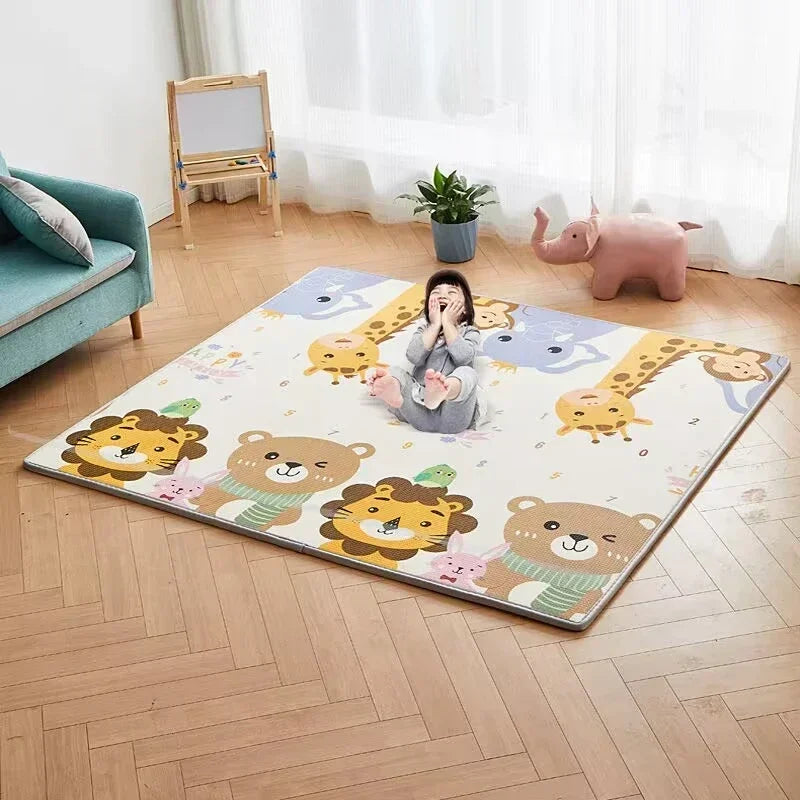 2 thickness options Non-toxic Baby Game Mat EPE Baby Activity Gym Baby Crawling Play Mats Carpet for Children's Safety Mat Rug