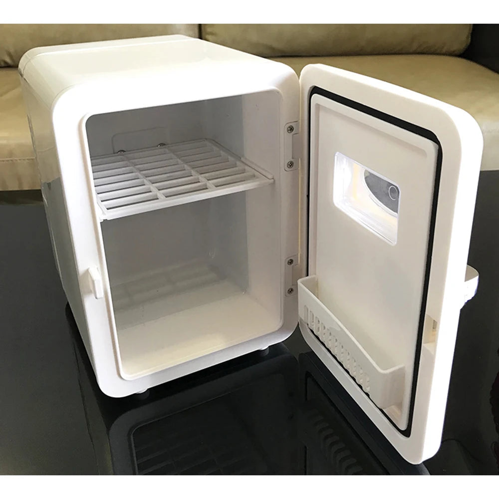 Mini Refrigerator for Cosmetics, Holds 4L Portable Fridge Cooler for Skincare,Cars, Offices,Dormitories Makeup Cooler