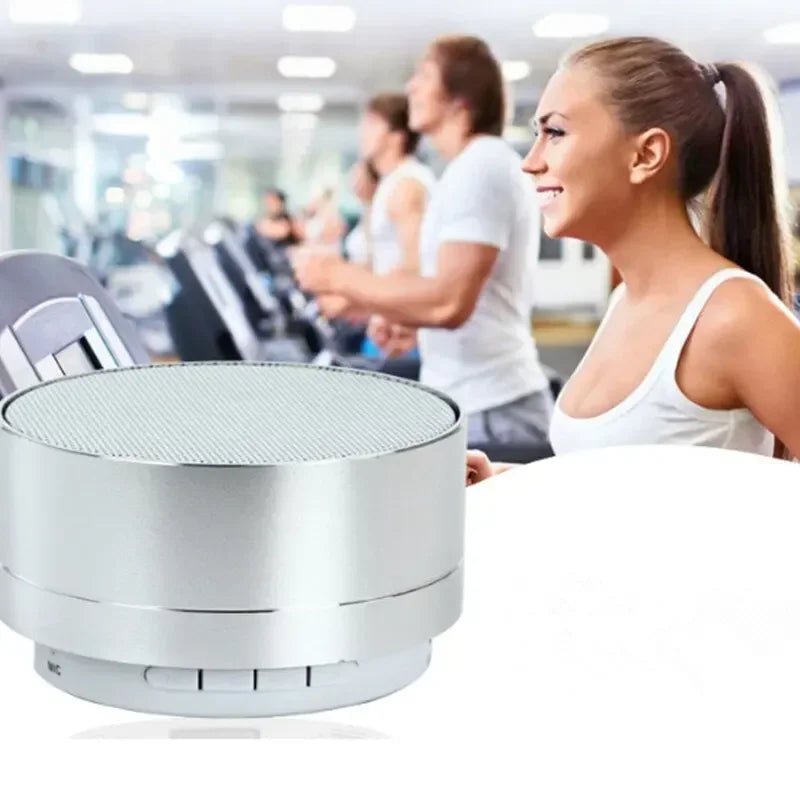 A10 Mini Bluetooth Speaker - Steel Cannon Bass, Stereo Sound, Portable for Outdoor/Gift