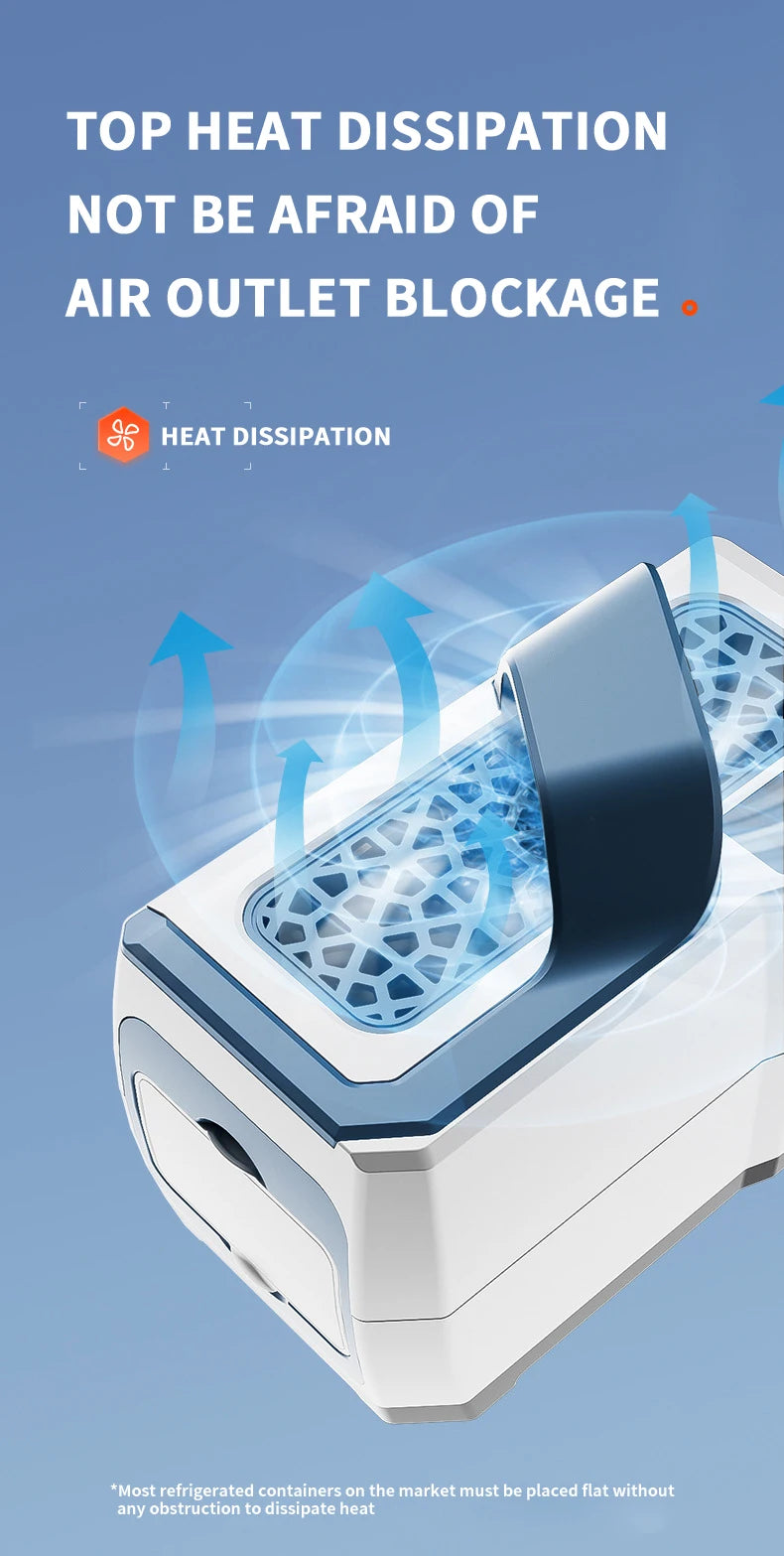 7800mAh High Quality Rechargeable Insulin Cooler Mini Fridge Portable Medical Refrigerator 5-8°C with Crossbody Bag for Travel