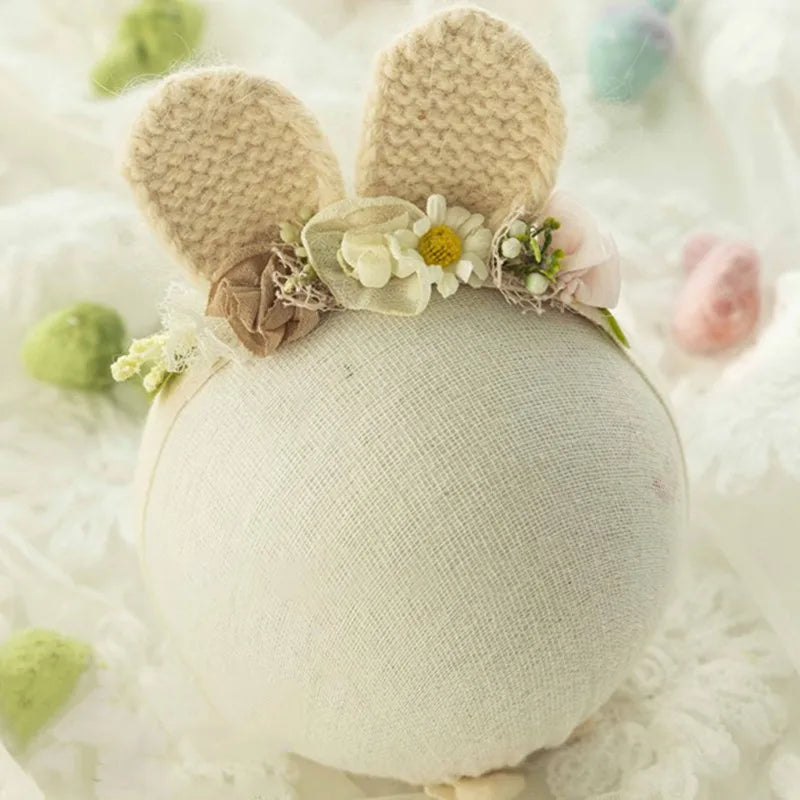 ❤️Newborn Photography Props Accessory Cute Manual Headband Studio Baby Photo Cartoon Ear Headwear Infant Shoot Accessories