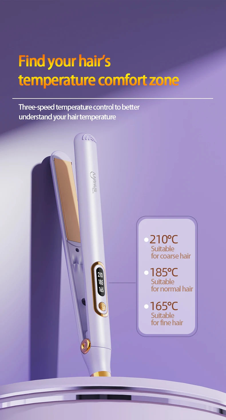 Women's Electric Hairbrush For Xiaomi Straight Hair Curly Hair 2 in 1 Negative Ion Hair Care 10 Seconds Quick Heating Hairbrush