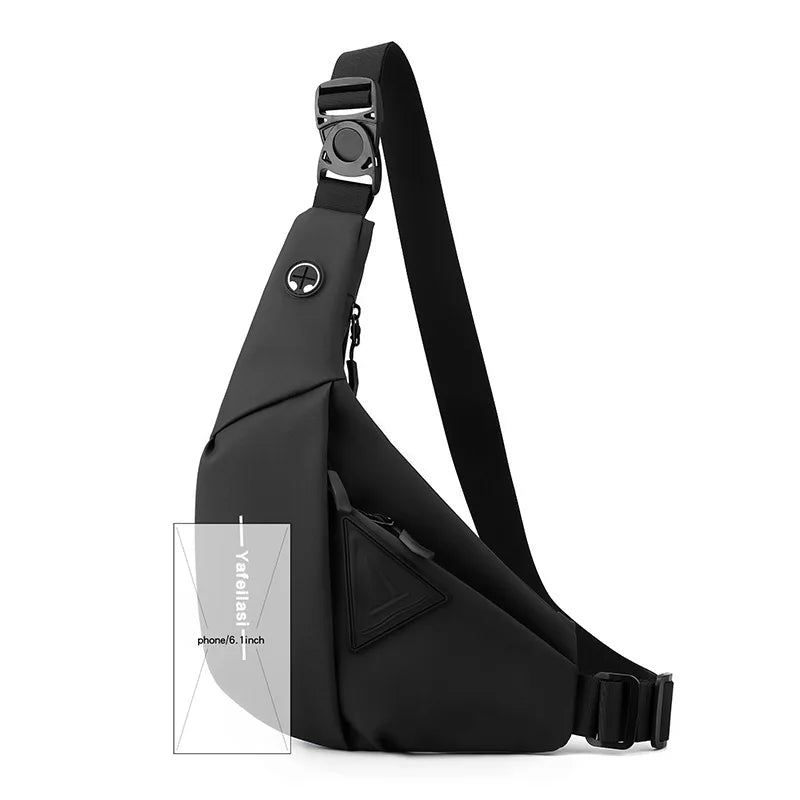 sling chest bag small shoulder bag husband messenger bag for men boy mini travel bag cross body bags anti theft mobile phone bag