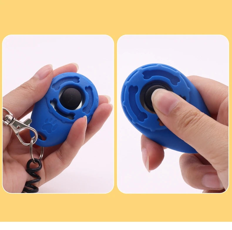 Dog Training Clicker Pet Cat Dog Click Trainer Various Style Aid Adjustable WristStrap Sound Key Chain Dog Repeller Pet Product