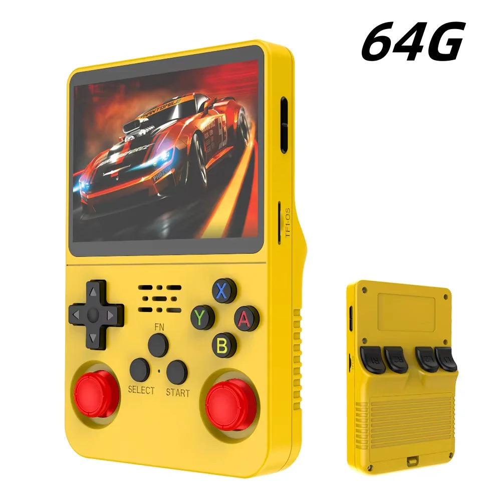 100% Original ARKOS R36S Retro Handheld Game Console 3.5'' IPS,15000+ Games,2 RAM chips, Linux Portable Pocket Player, 64G/128G